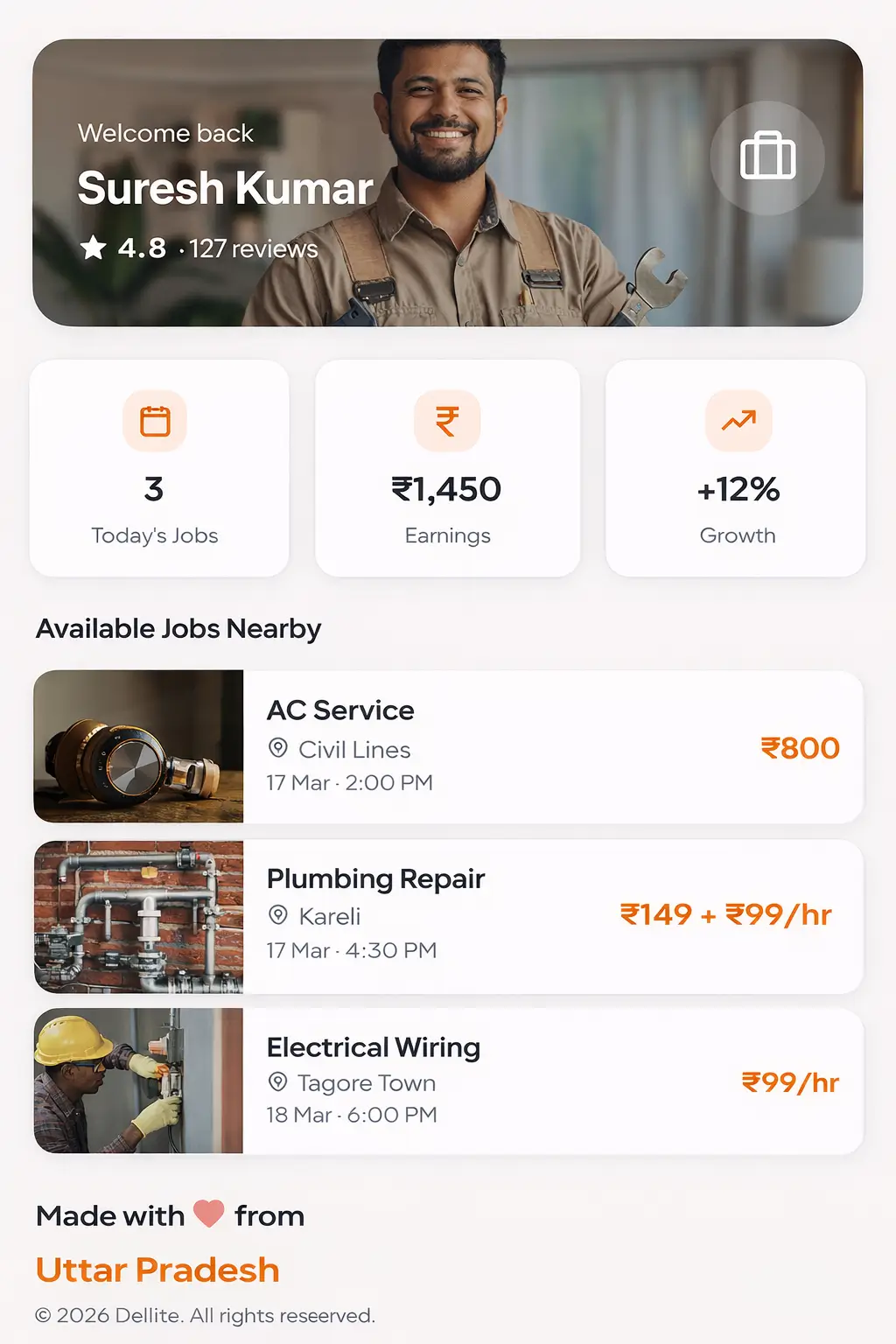 Partner app mobile app preview
